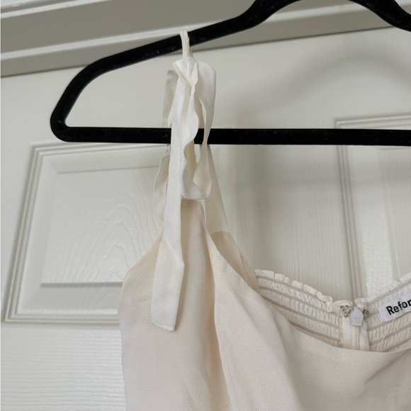 Reformation Cream Tie-Strap Mini Dress - Picture 7 of 10
